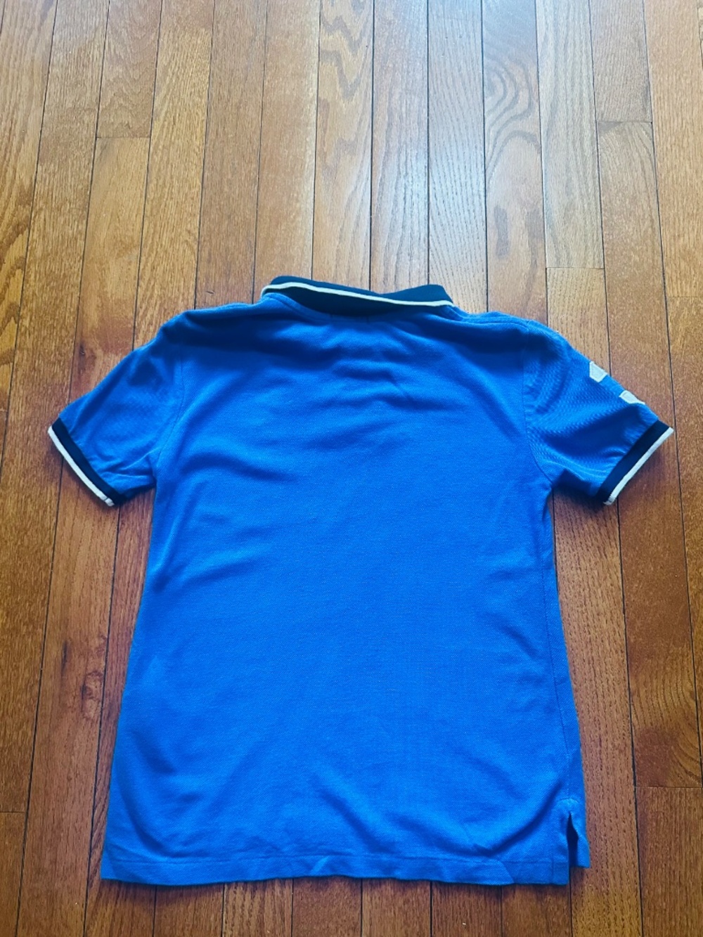 Polo Ralph Lauren Boys Polo Shirt Size 7 Blue Big Pony Crest Short Sleeve - Picture 2 of 2